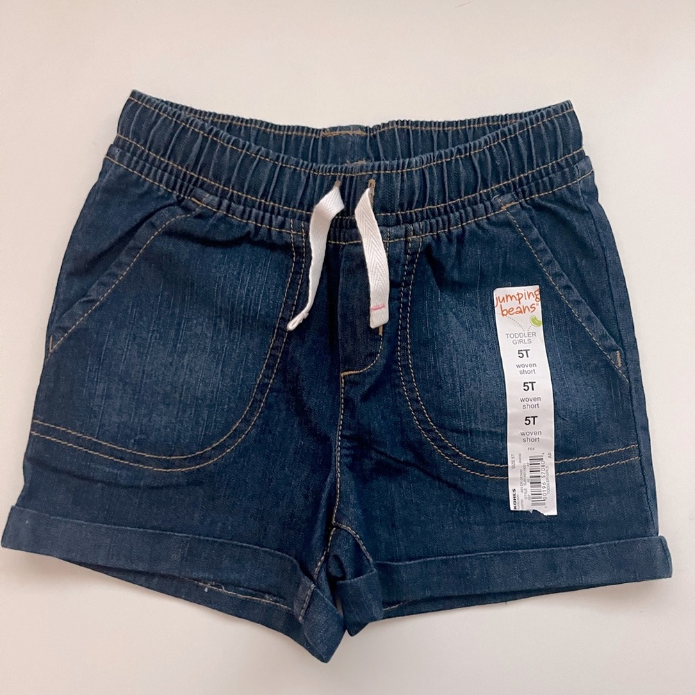 Baby & Toddler Girl Jumping Beans® Denim Pull On Jean Shorts